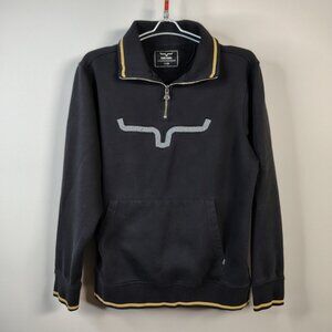 Kimes Ranch Black Sweatshirt with Gray Logo